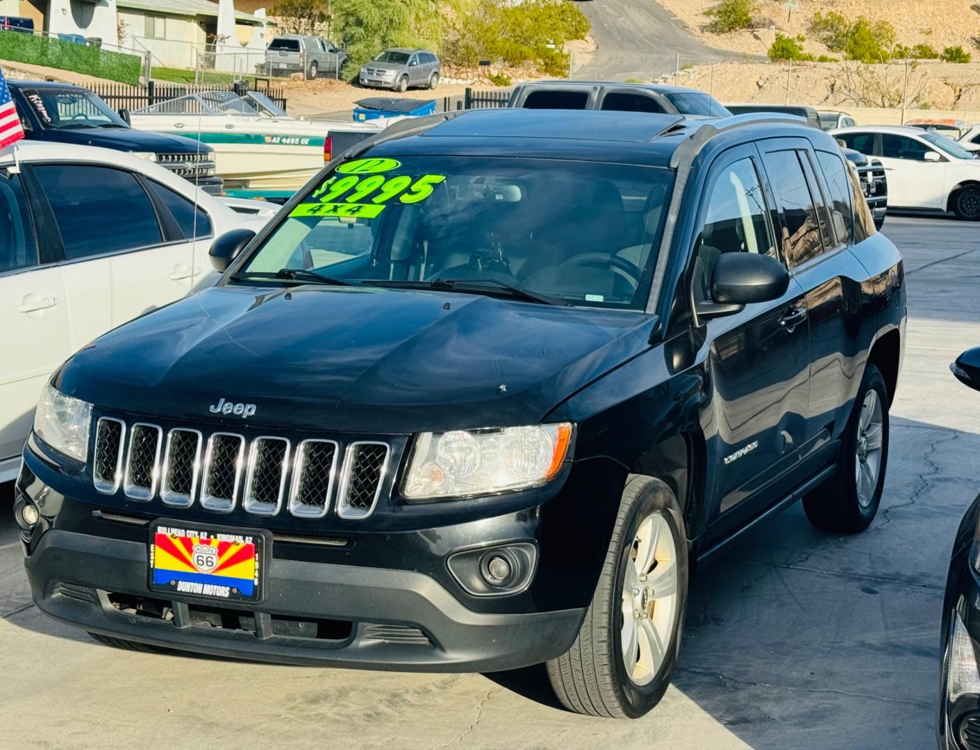 2012 Black Jeep Compass (1C4NJDEB2CD) , located at 2190 Hwy 95, Bullhead City, AZ, 86442, (928) 704-0060, 0.000000, 0.000000 - Photo#0